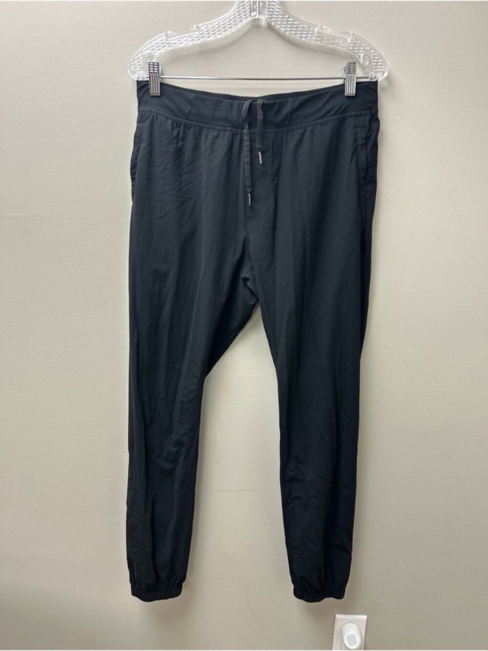 CRZ Yoga Men’s Stretch Drawstring Black Pants